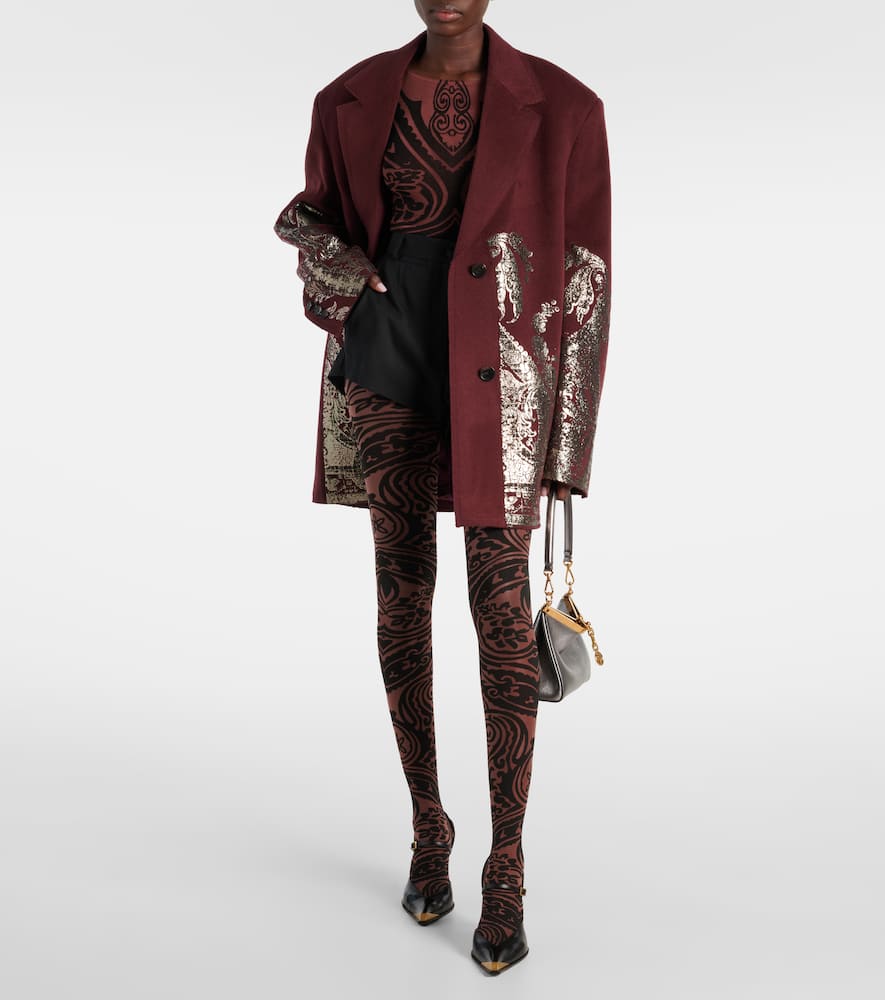 Wolford x Etro Tattoo paisley bodysuit