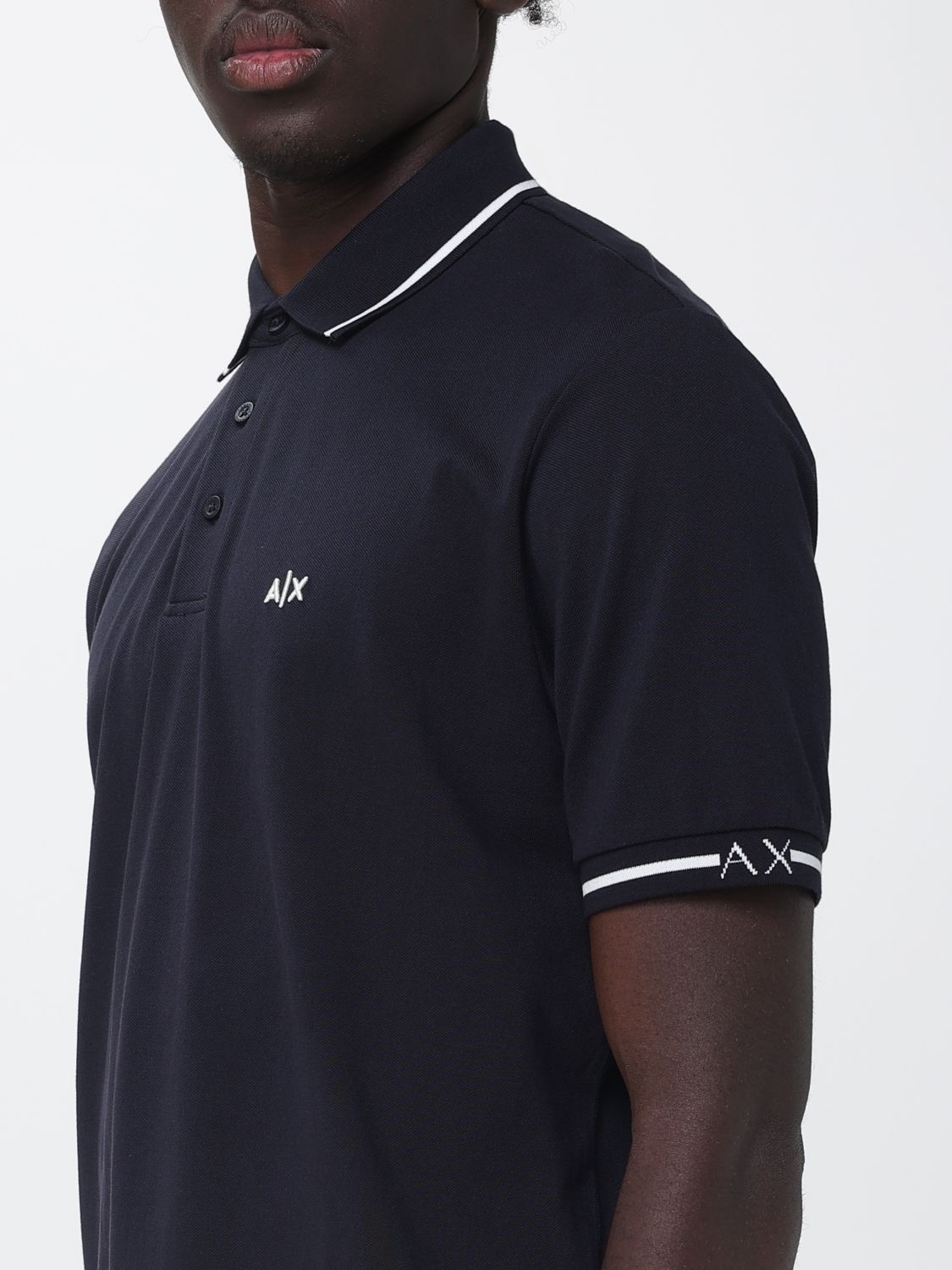 Polo Shirt Men color Navy