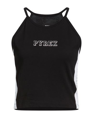 Woman Tank top Black Size M Cotton