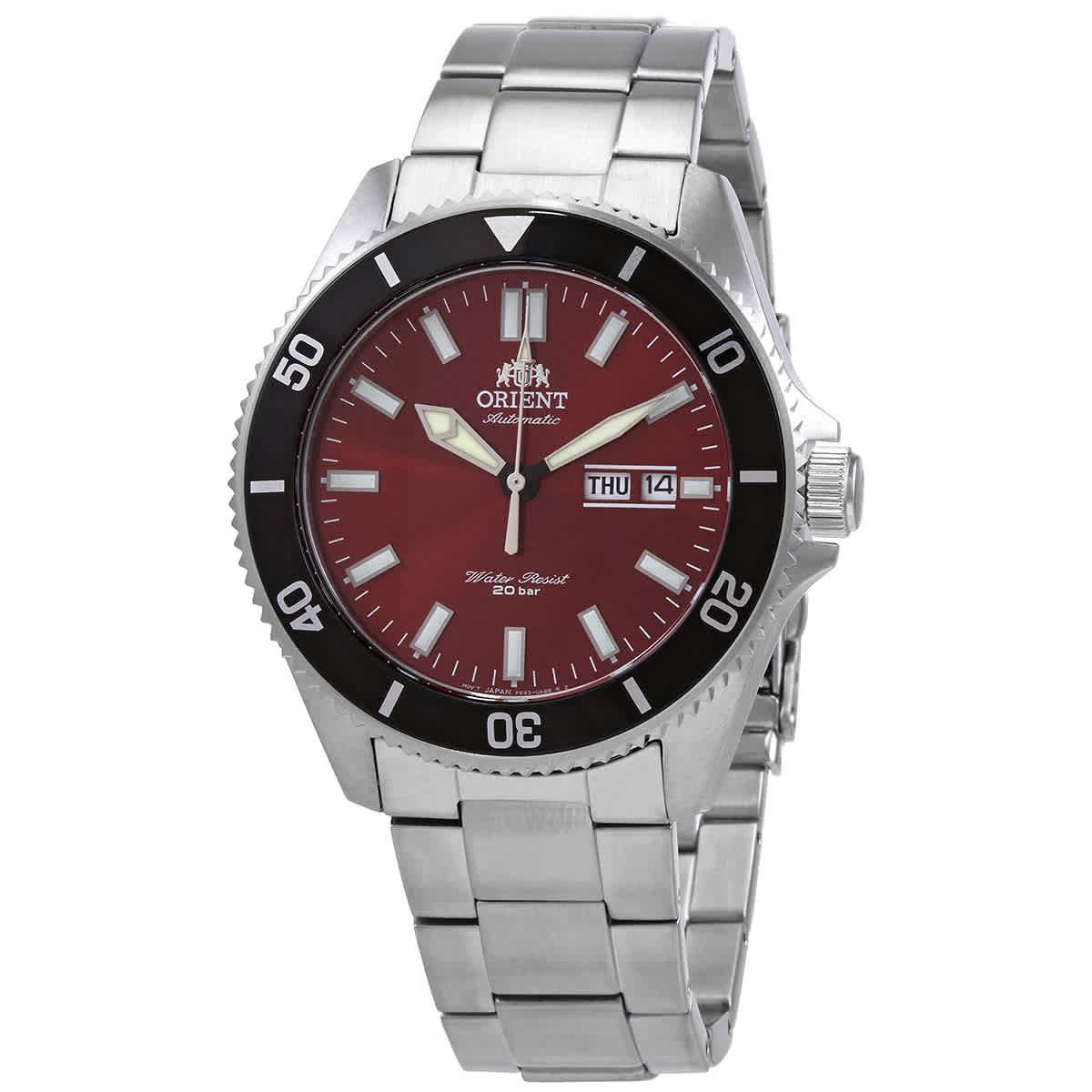 Kanno Automatic Red Dial Mens Watch RA-AA0915R19B