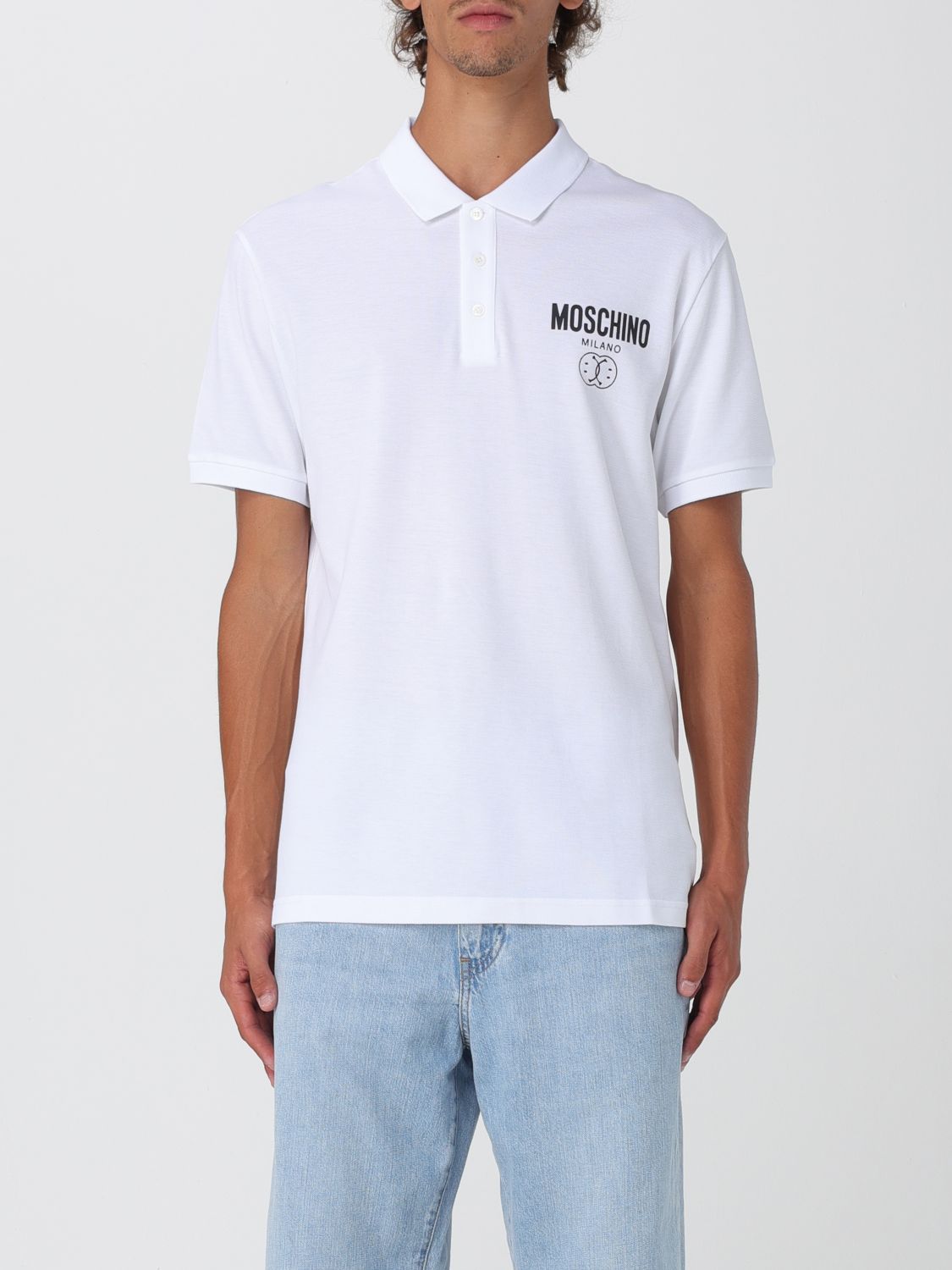 Polo Shirt Men color White