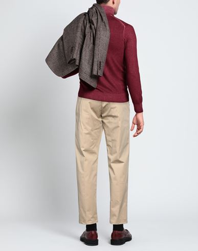 Man Pants Beige Size 28 Cotton, Elastane