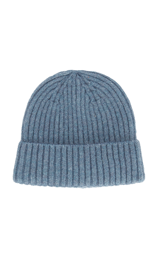 Hat Attack Key Beanie in Tan. a