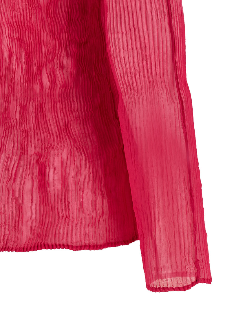 Chiffon Twist 1 Tops Fuchsia