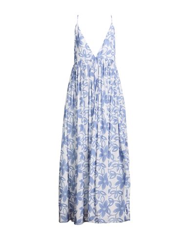 Woman Maxi dress Blue Size M Cotton