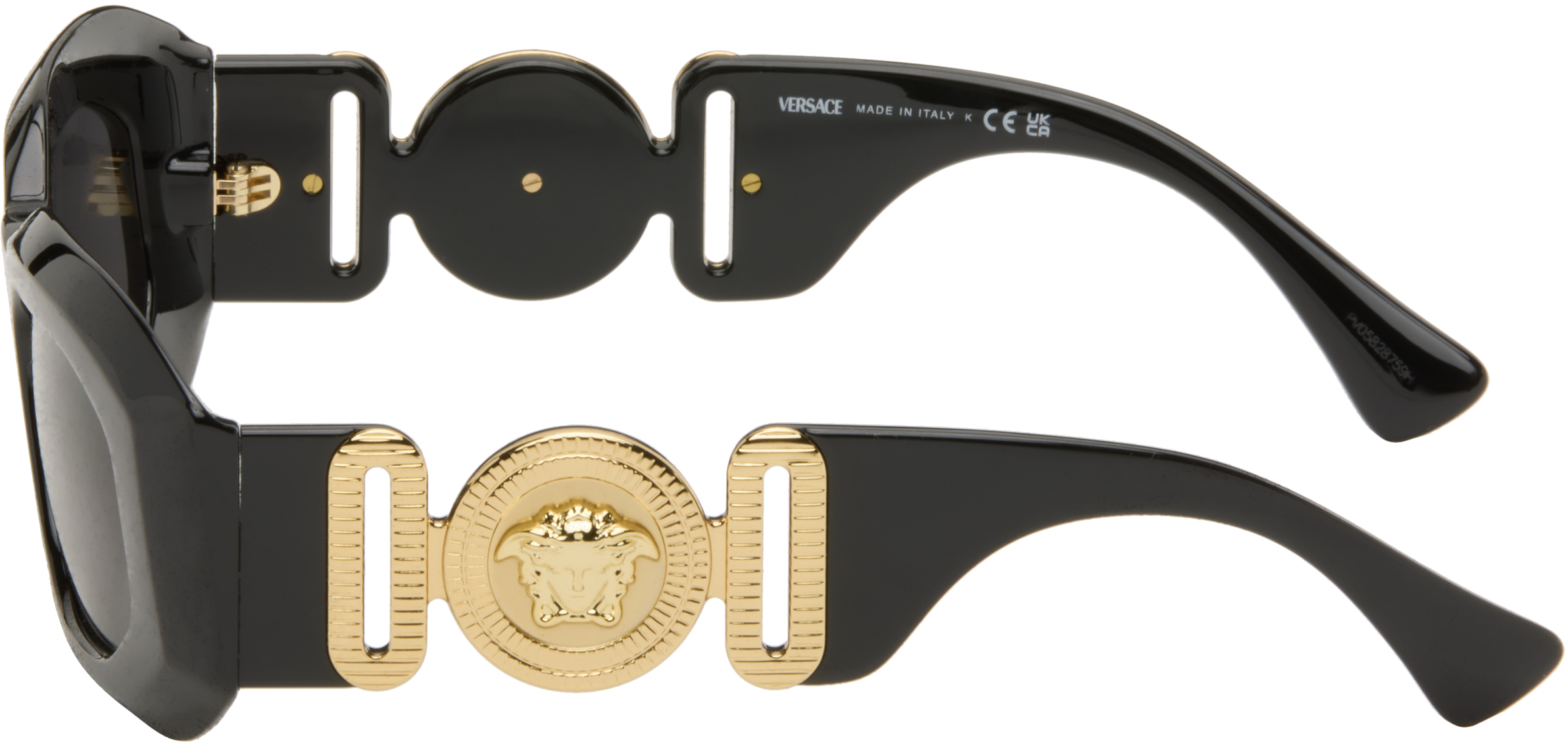 Black Maxi Medusa Biggie Sunglasses