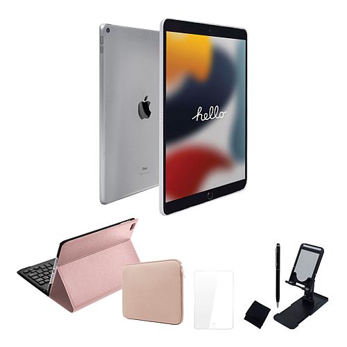 "iPad 10.2"" 9th Gen 64GB Silver Bundle with Bluetooth Keyboard