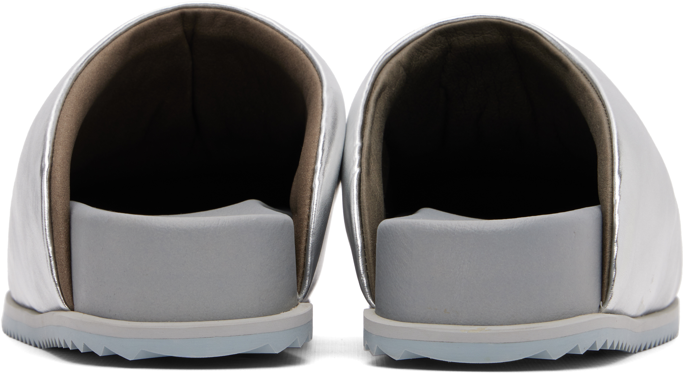 SSENSE Exclusive Silver Truck Slip-on Loafers