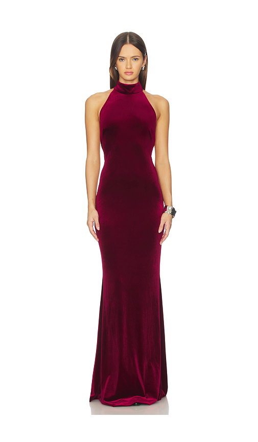 NBD Gal Gown in Oxblood. XS also in L, M, S