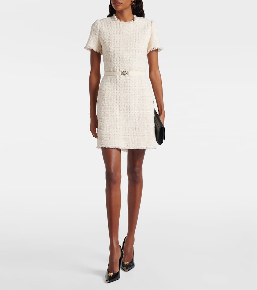 Medusa '95 cotton-blend tweed minidress