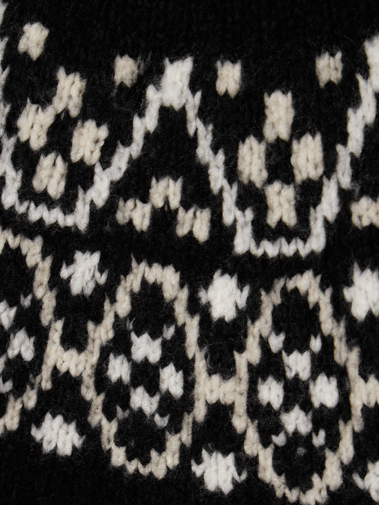 Chrissy Fair Isle Jacquard-knit Cashmere And Silk-blend Sweater - Black
