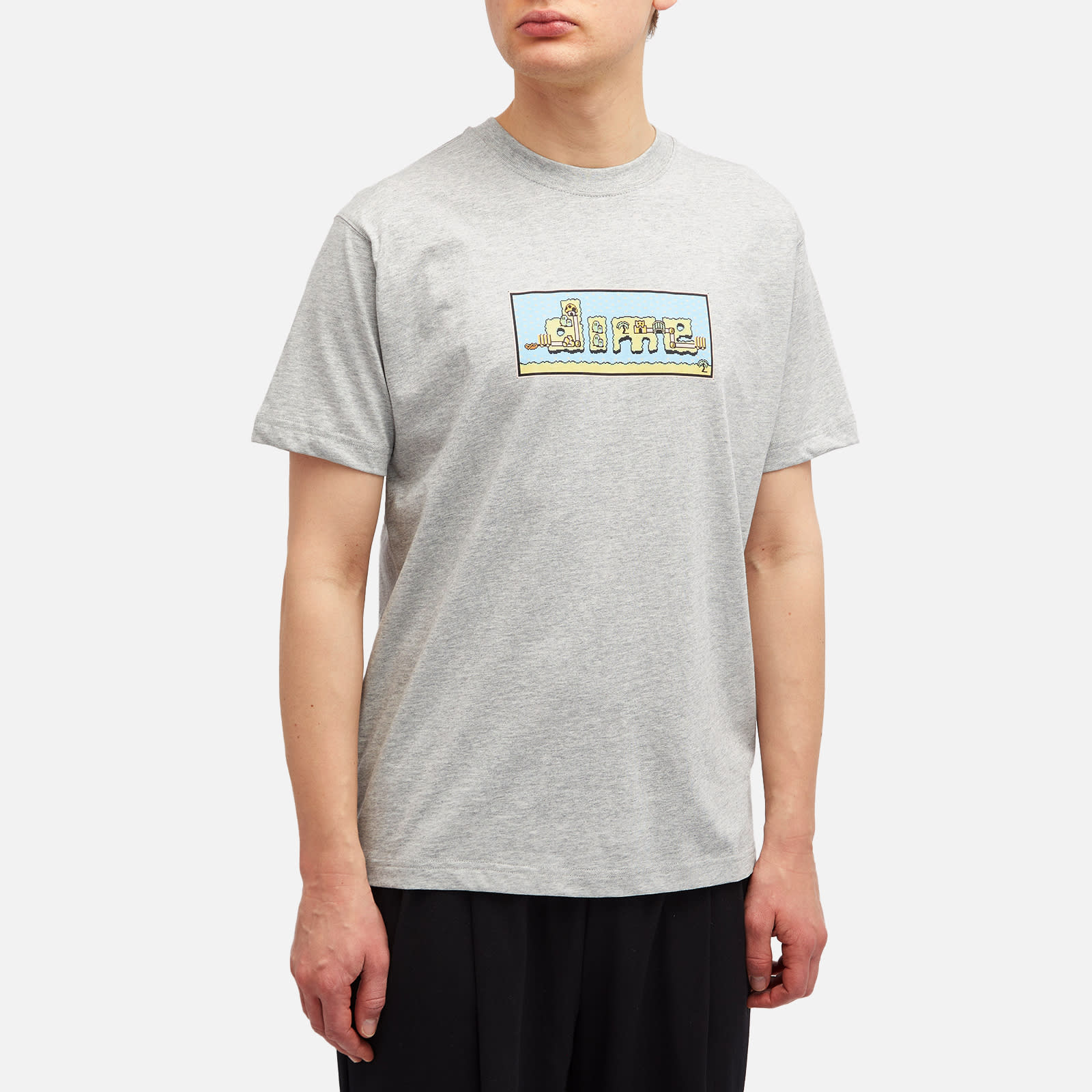 Men's World T-Shirt in Heather Gray