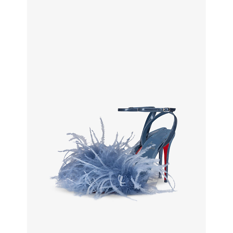 Womens Denim Loubipoupi 100 Heeled Sandals