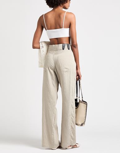 Woman Pants Beige Size 28 Modal, Polyamide, PES