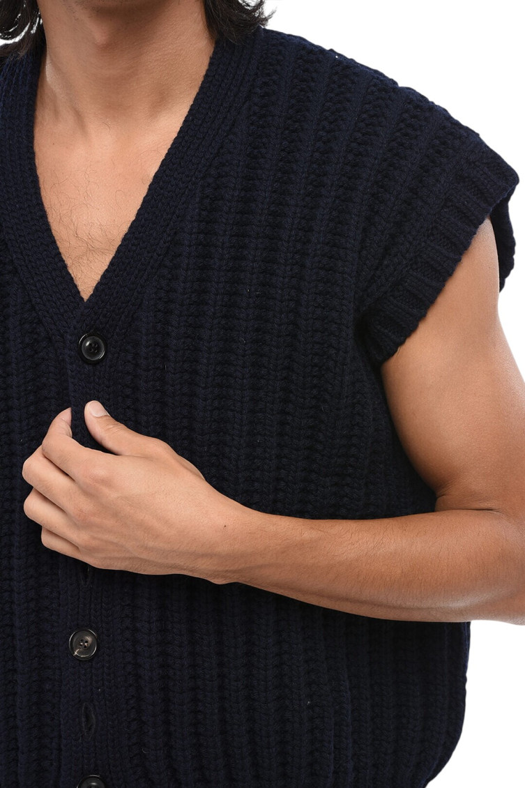 Knitted Wool Cardigan