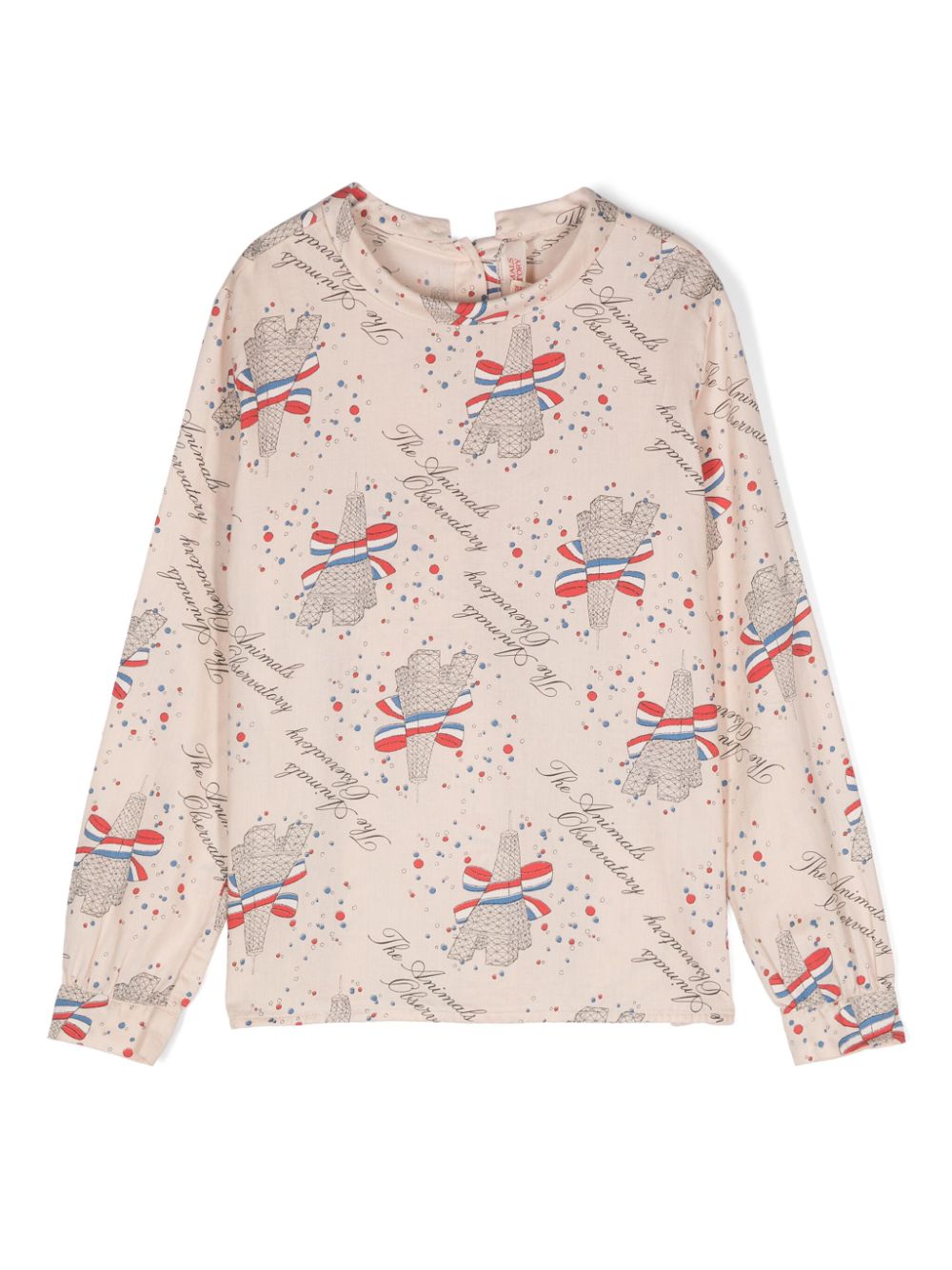 Eiffel Seagull cotton blouse - Pink