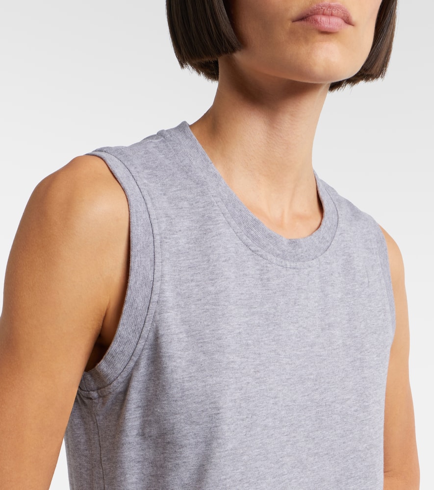 Cotton jersey midi dress
