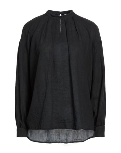 Woman Top Black Size 6 Cotton, Cashmere