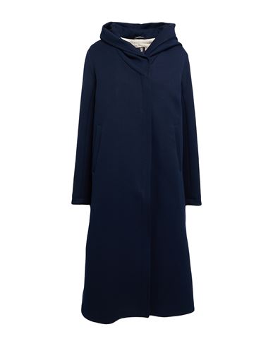 Woman Coat Blue Size 8 Cotton