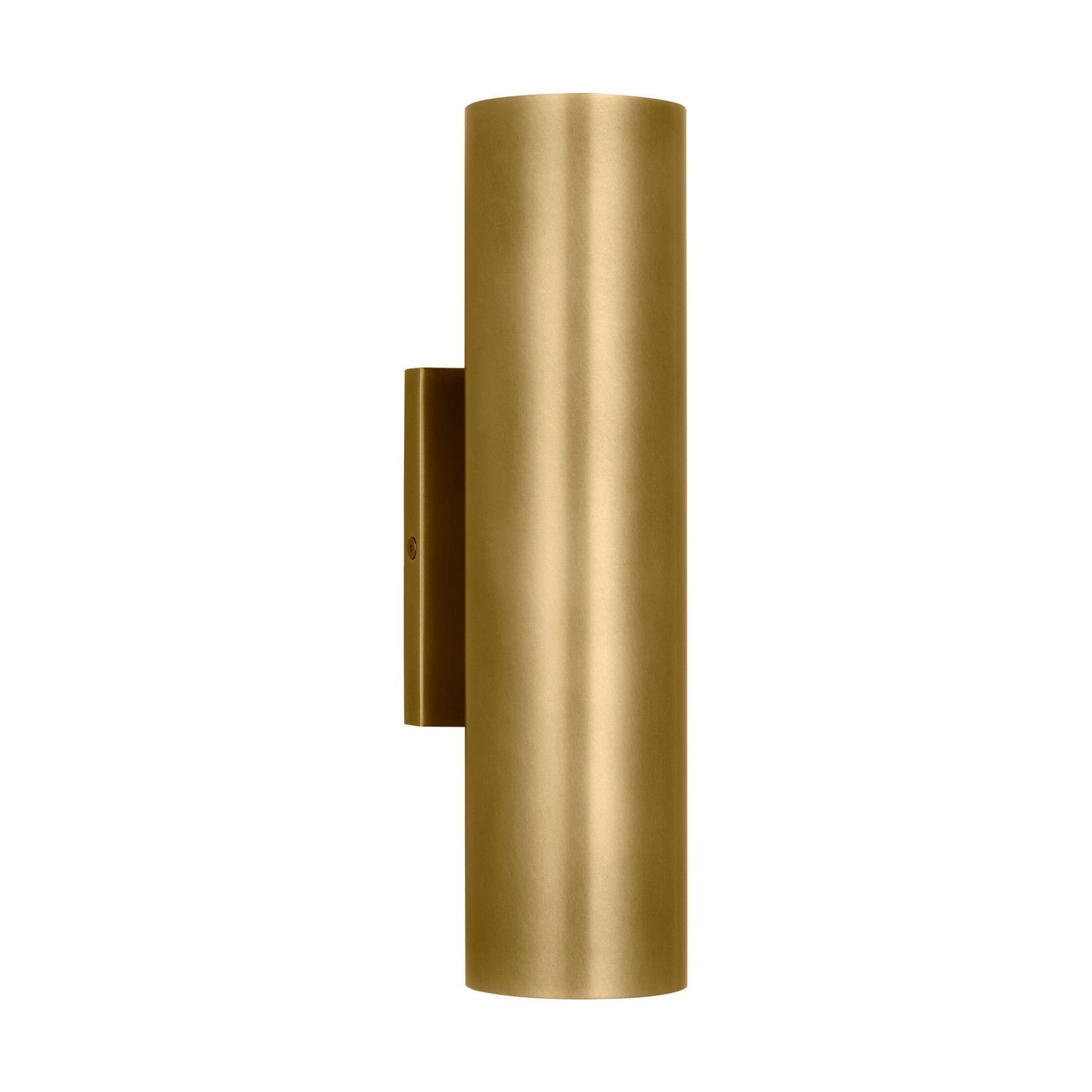 Natural Brass LED Outdoor Wall Mount from the Pressa Collection