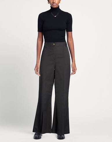 Woman Pants Black Size 10 Cotton, Polyester, Polyamide