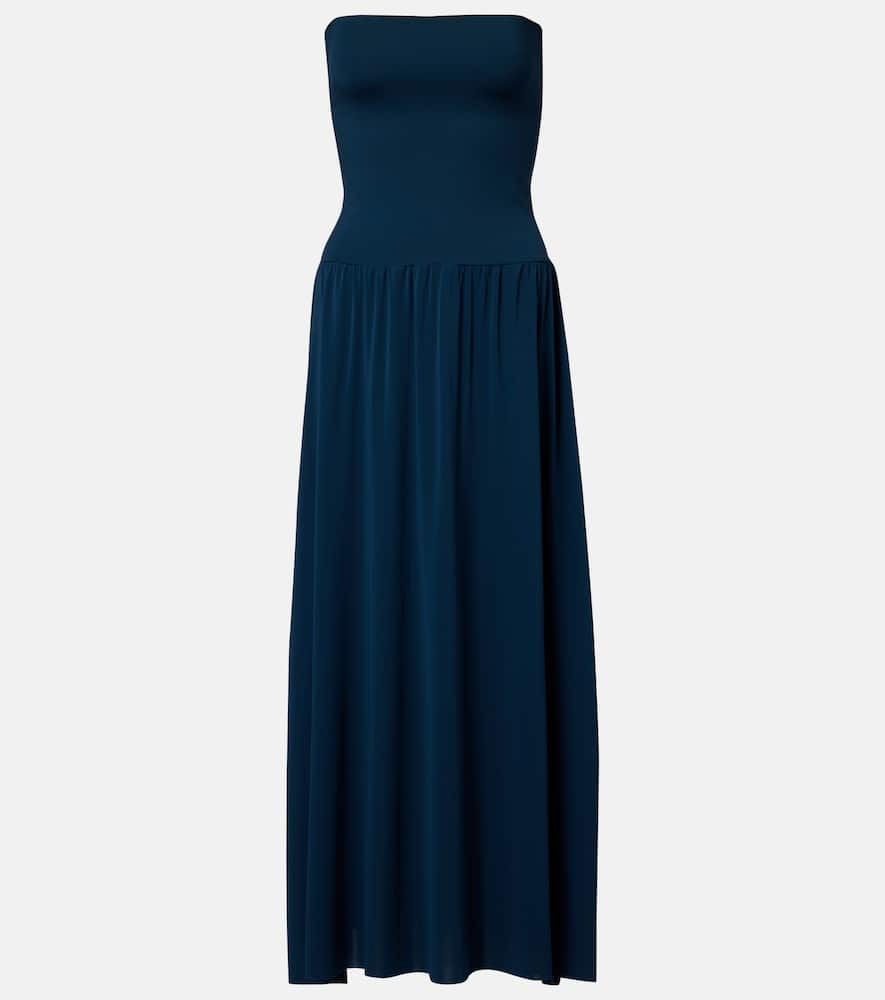 Oda crêpe jersey maxi dress