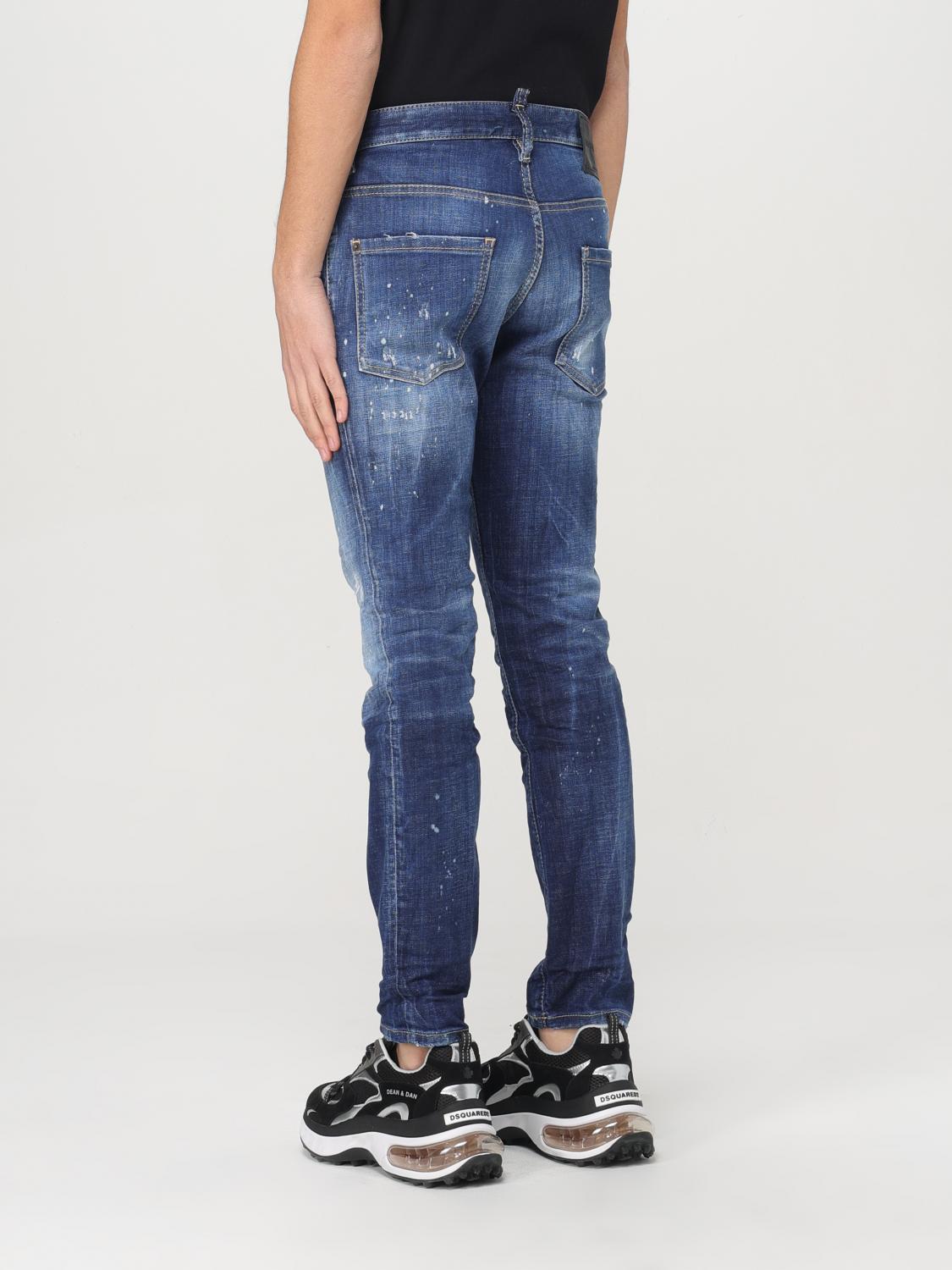 Distressed skinny jean - Blue