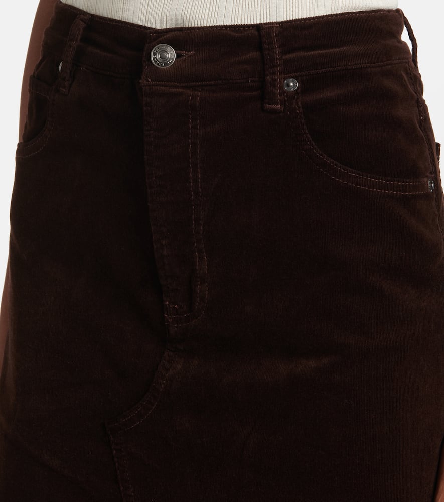 The Cord corduroy midi skirt