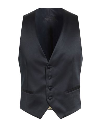 Man Tailored Vest Midnight blue Size 42 Polyester