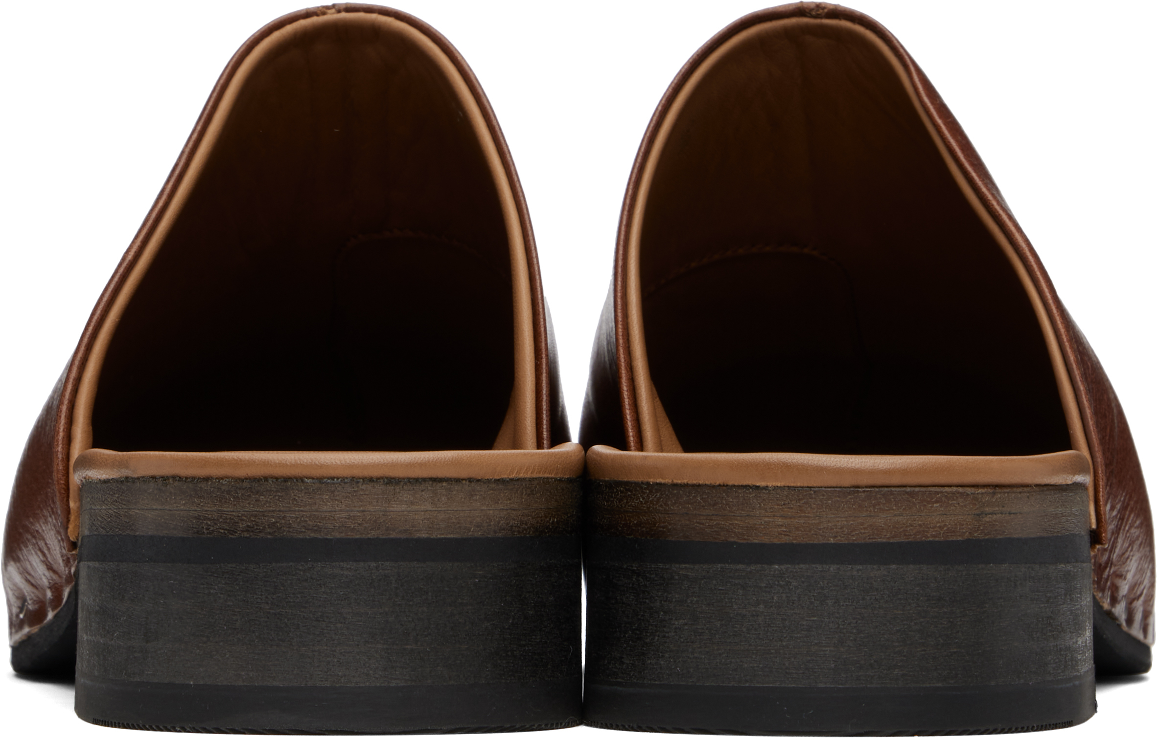 OUR LEGACY Brown Naoto Clogs