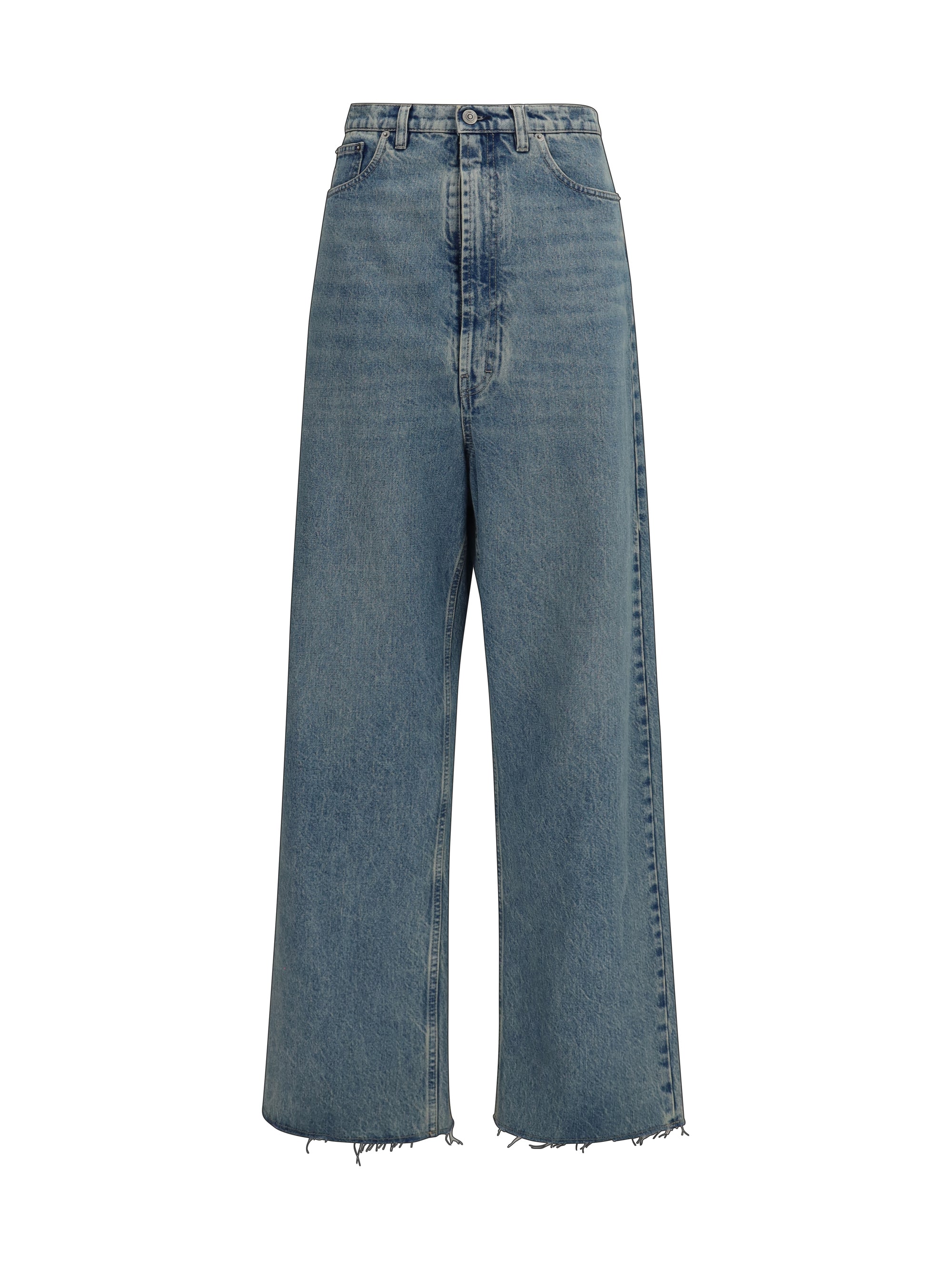 Wide-Leg Jeans — Blue