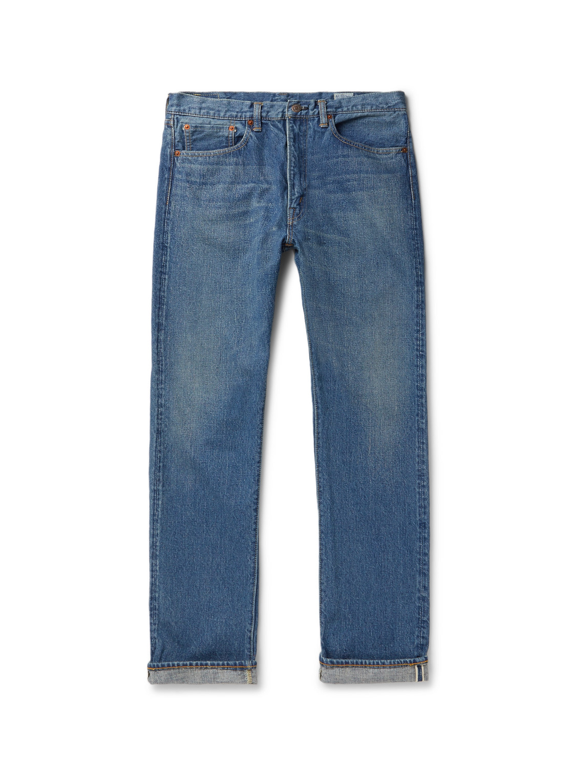 107 Slim-Fit Selvedge Denim Jeans - Men - Blue - 5