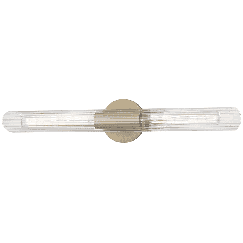 Mitzi Cecily 2-Light 25" Wall Sconce in Aged Bra