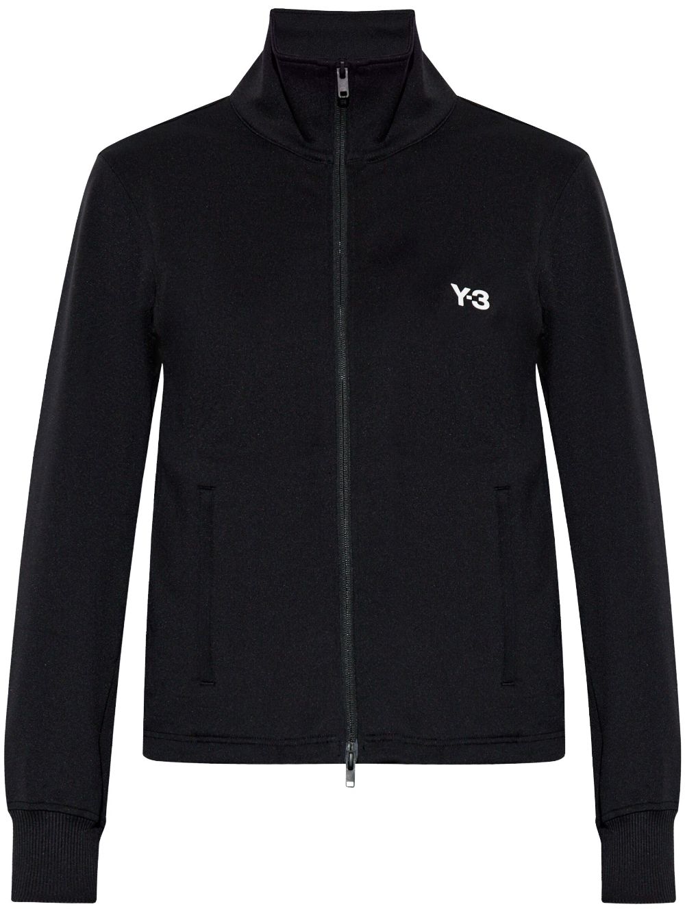 Zip-up logo sweatshirt - Black