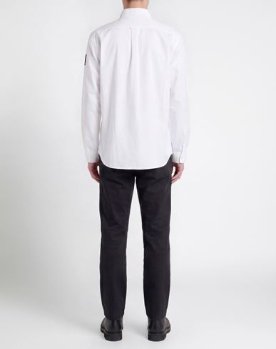 Man Shirt White Size L Cotton