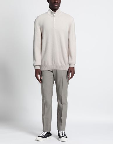Luxury Man Turtleneck Ivory Size 50 Virgin Wool, Cashmere, Viscose