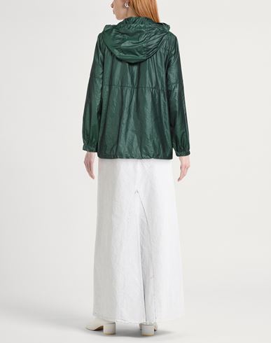 Malìparmi Woman Jacket Dark green Size 8 Polyester