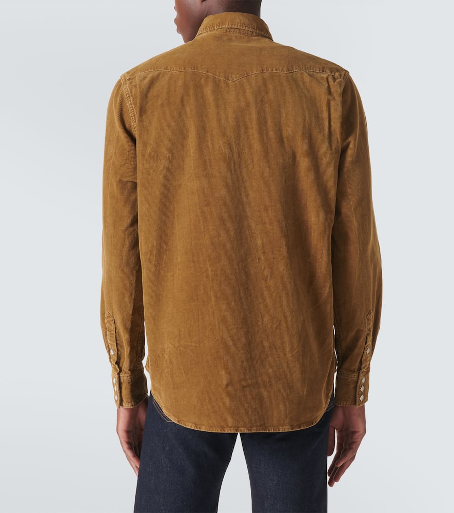 RRL Buffalo West cotton corduroy shirt