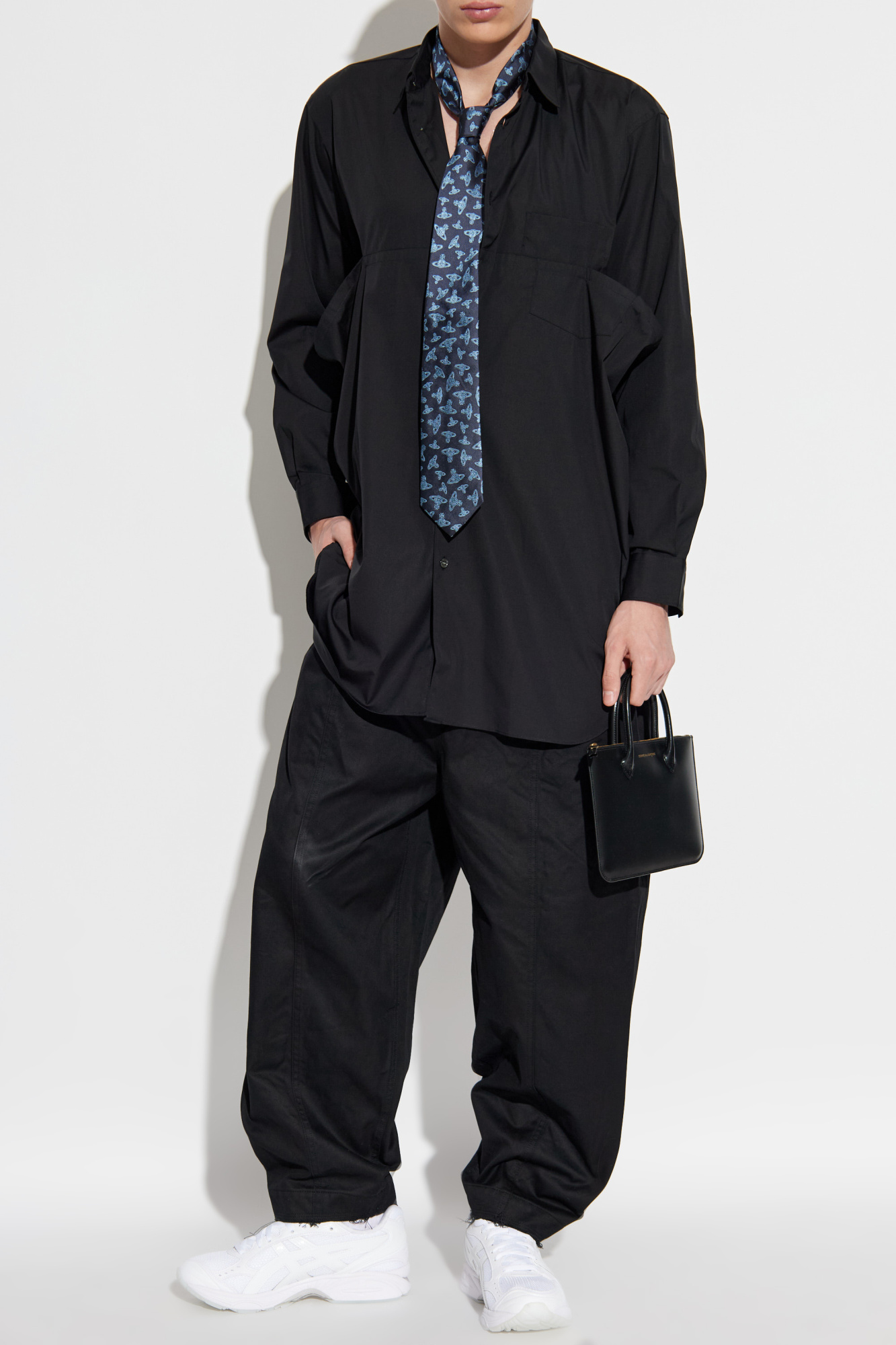 Shirt With Pocket, Men's, Black