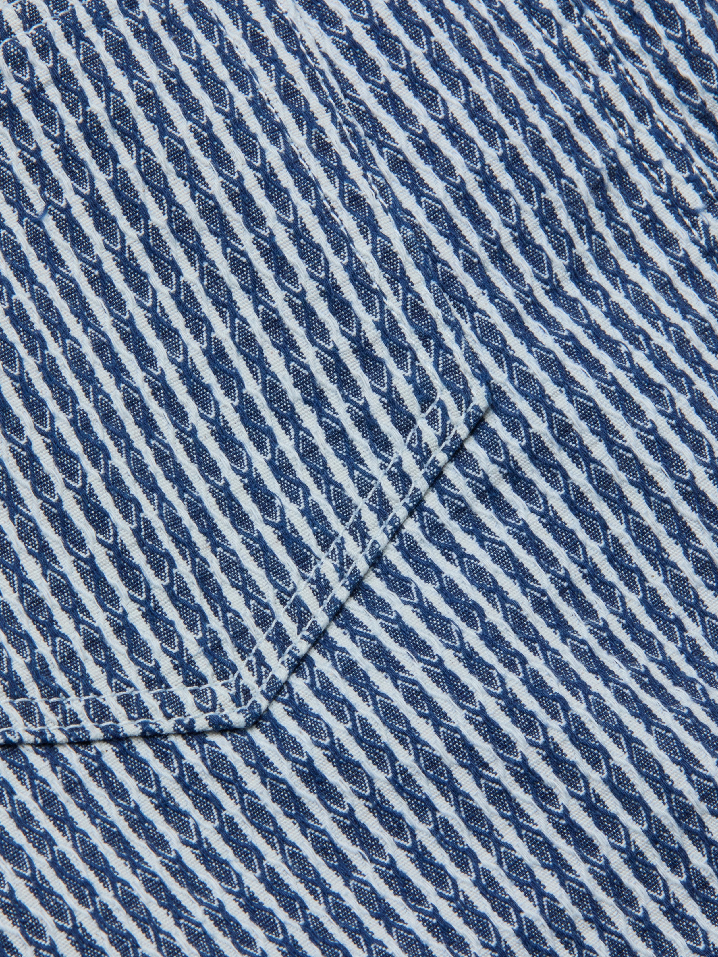 Jolene Mini Skirt In Vista Blue Stripe