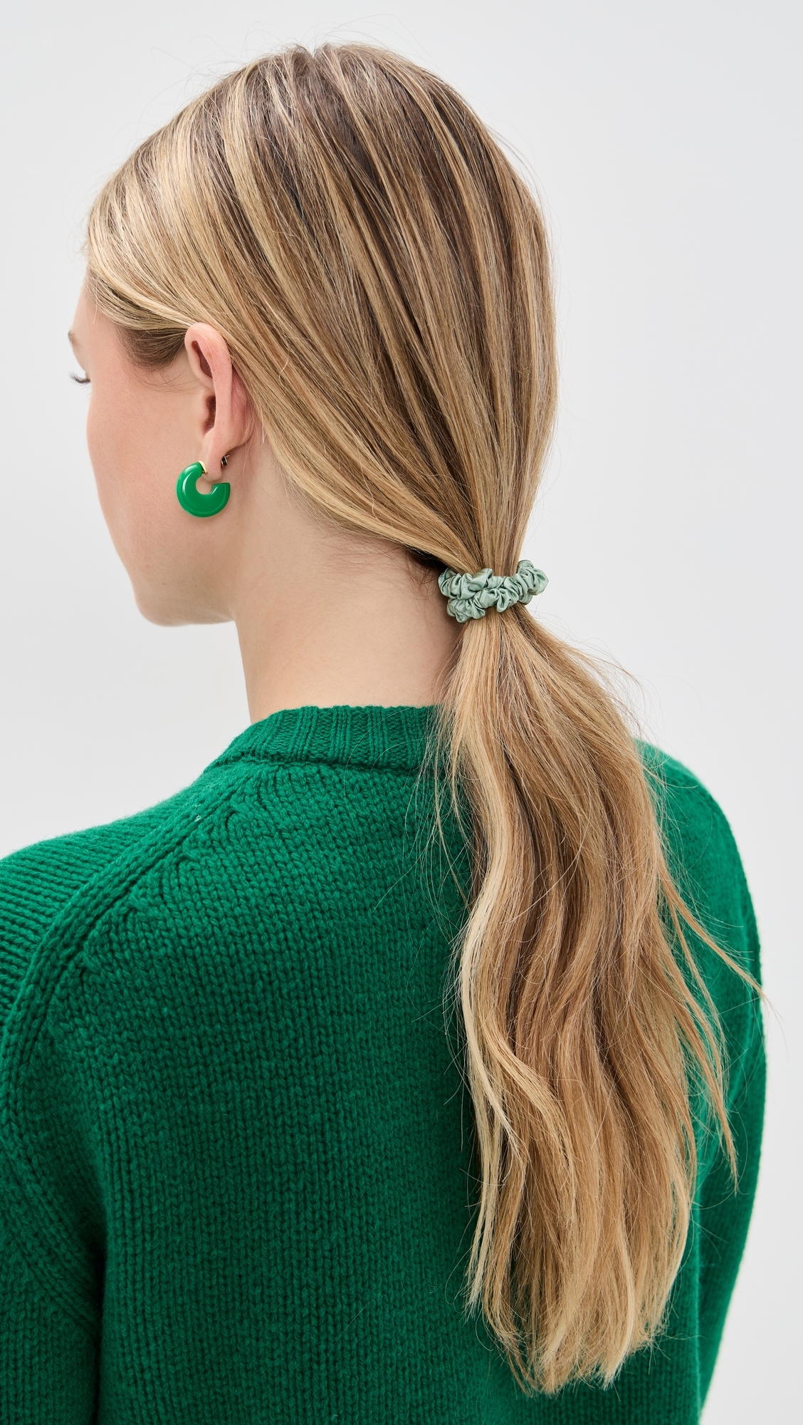 Pure Silk Skinny Scrunchie Ornament Sweetie Pie One Size