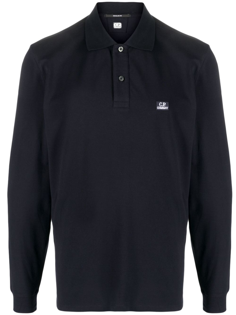 Logo-patch polo shirt - Green