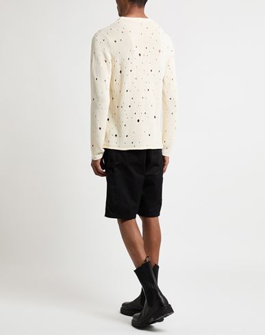 Grifoni Man Sweater Ivory Size 34 Cotton, Polyamide