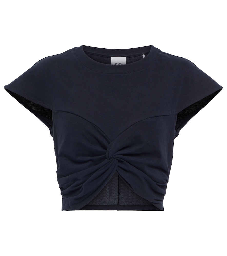 Zineaegz cotton jersey crop top
