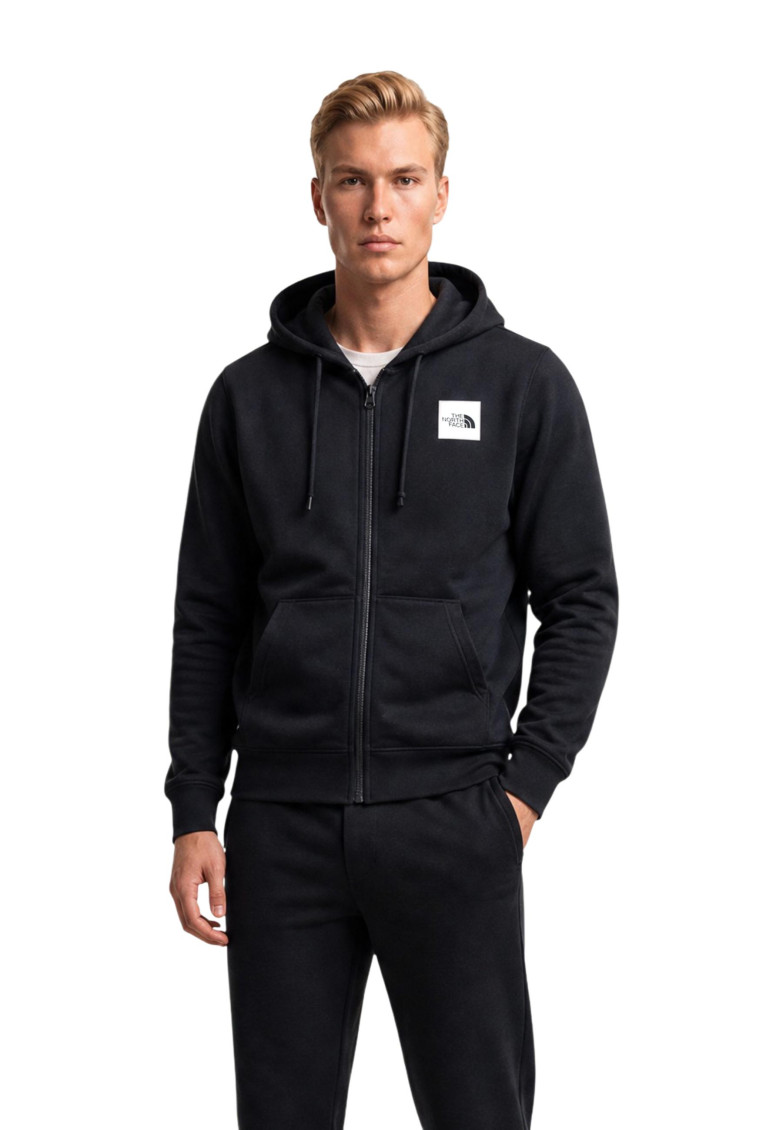 Black Logo Regular Hoodie