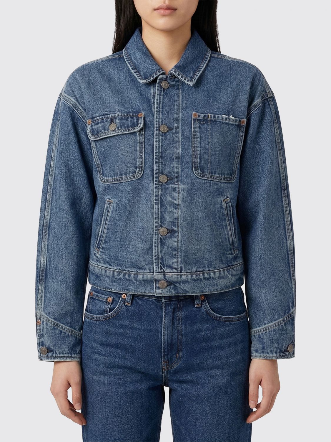 Jacket Woman color Blue