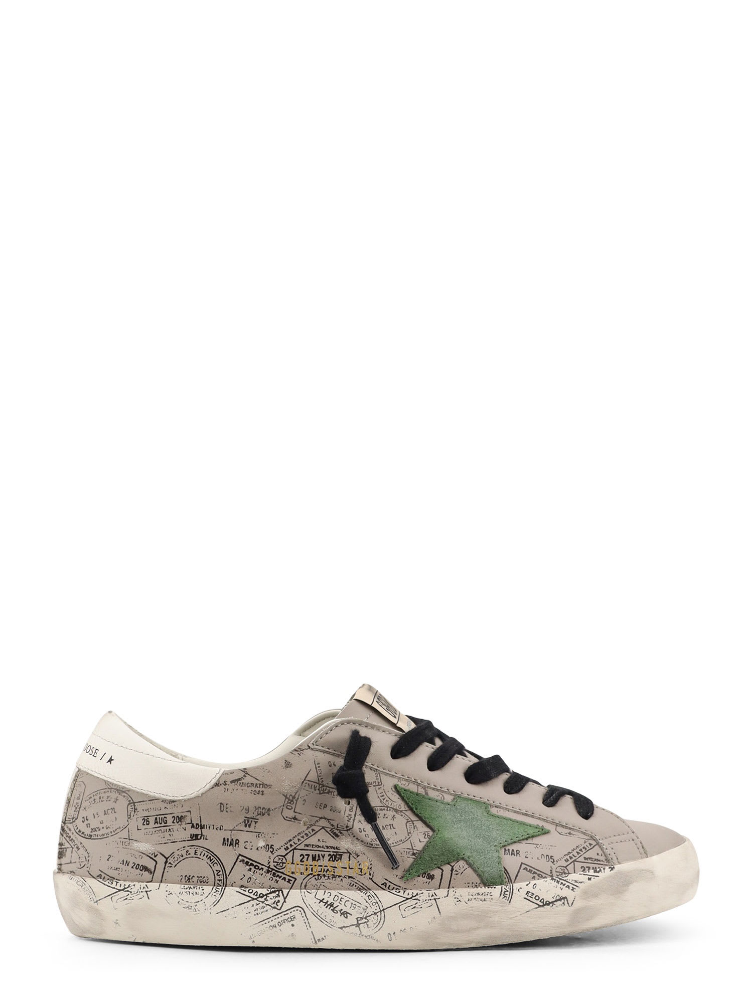 Super-Star stamp-print sneakers - Grey