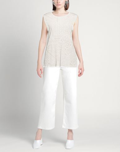 Woman Top Sand Size 4 Viscose, Polyamide