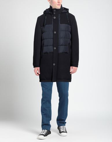 Man Puffer Navy Size 42 Virgin Wool, Polyamide