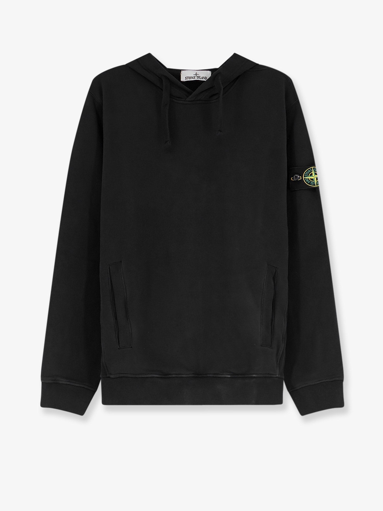 Organic Cotton Hooded Sweatshirt — Black